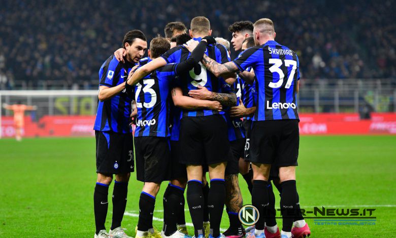 Esultanza Inter, Inter-Milan
