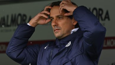 Simone Inzaghi in Bologna-Inter di Serie A
