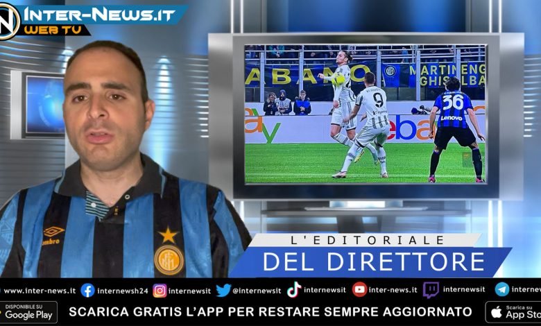 Editoriale direttore Inter-Juventus