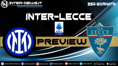 Preview di Inter-Lecce (Serie A)
