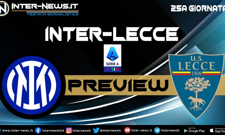 Preview di Inter-Lecce (Serie A)