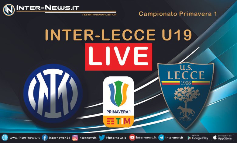 Inter-Lecce Primavera Live