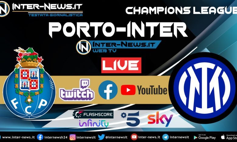 Porto-Inter dove vederla in diretta TV e streaming