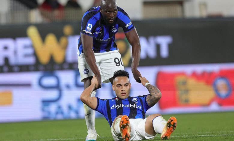 Romelu Lukaku e Lautaro Martinez, Spezia-Inter