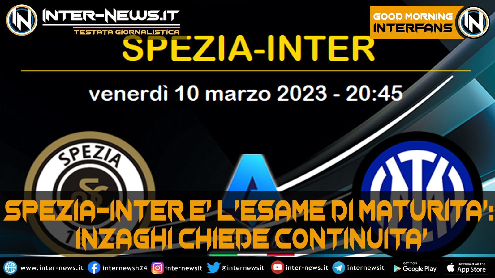 Spezia-Inter Good Morning Interfans