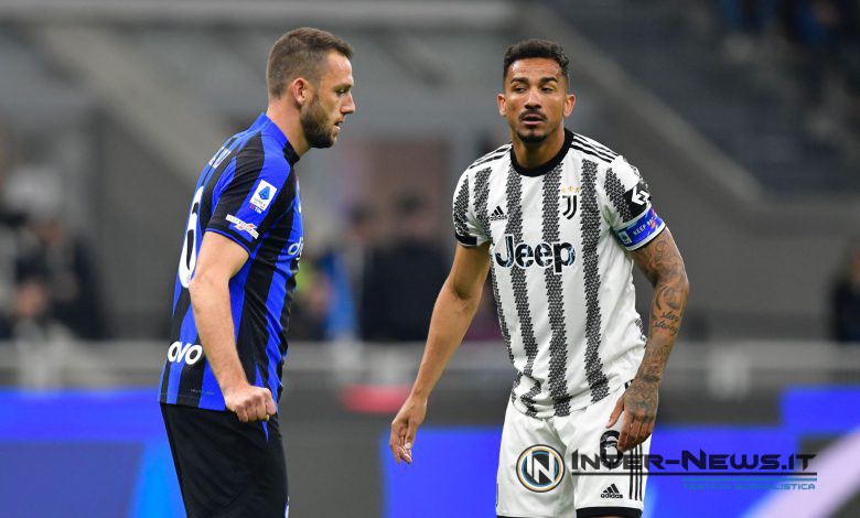 Danilo e de Vrij Inter Juventus