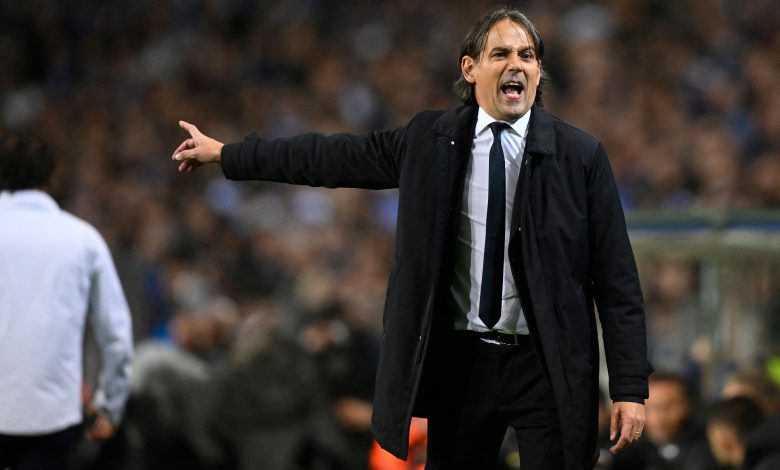 Simone Inzaghi in Porto-Inter (Photo by Patricia de Melo Moreira/AFP via Getty Images/OneFootball)