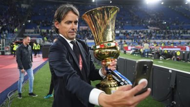 Simone Inzaghi dopo la vittoria della Coppa Italia in Juventus-Inter