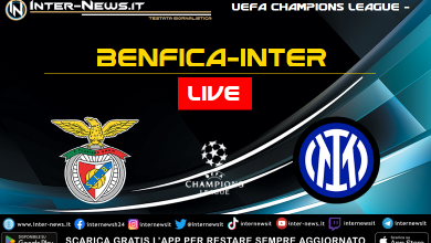 Benfica-Inter live