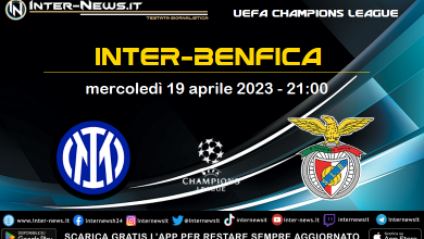 Inter-Benfica di UEFA Champions League