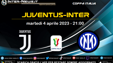 Juventus-Inter di Coppa Italia