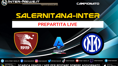 Salernitana-Inter live prepartita