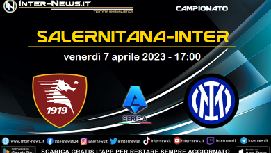 Salernitana-Inter di Serie A