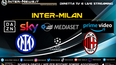 Inter-Milan dove vederla in diretta tv e streaming