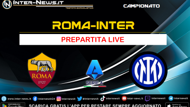 Roma-Inter live prepartita