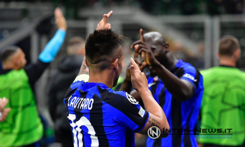 Lautaro Martinez e Romelu Lukaku Inter-Milan