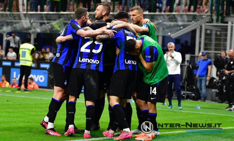 Esultanza Inter Inter-Atalanta
