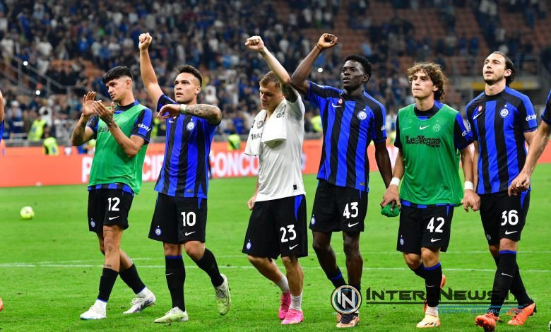Esultanza Inter-Atalanta