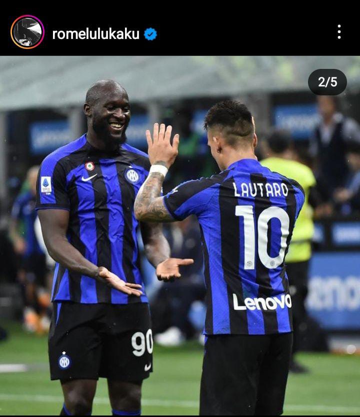 Romelu Lukaku e Lautaro Martinez - Instagram