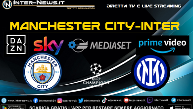 Manchester City Inter dove vedere in diretta tv e streaming