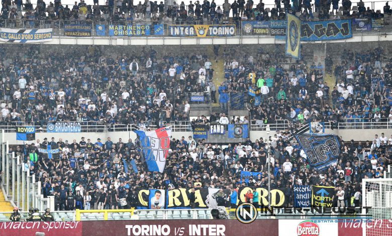 Torino-Inter Curva Nord (Fonte foto Tommaso Fimiano/Inter-News)
