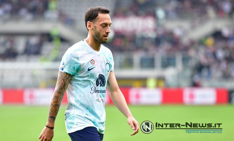 Torino-Inter Hakan Calhanoglu (Fonte foto Tommaso Fimiano/Inter-News)