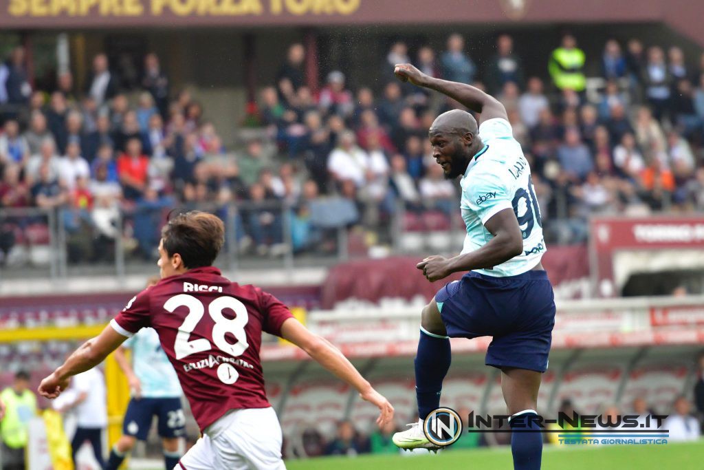 Torino-Inter Lukaku in campo (Fonte foto Tommaso Fimiano/Inter-News)