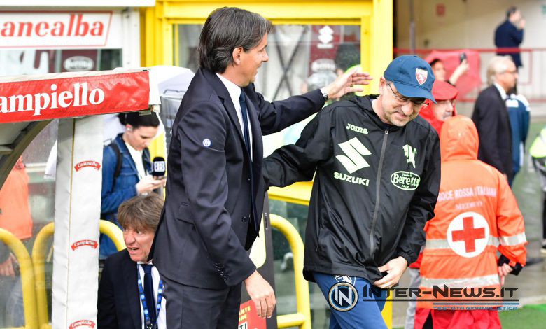 Torino-Inter Simone Inzaghi e Juric (Fonte foto Tommaso Fimiano/Inter-News)