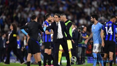 Simone Inzaghi e Hakan Calhanoglu, Manchester City-Inter, finale di Champions League a Istanbul