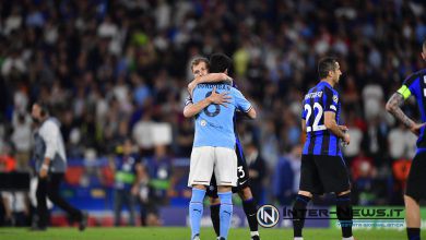 Nicolò Barella e Ilkay Gundogan, Manchester City-Inter, finale di Champions League a Istanbul