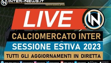 Calciomercato Inter LIVE - Sessione estiva 2023