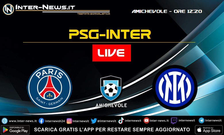 PSG-Inter live