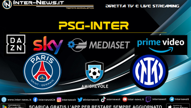 PSG-Inter diretta TV e streaming