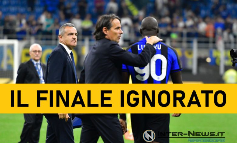 Romelu Lukaku e Simone Inzaghi divis dal finale in maglia Inter (Photo Inter-News.it ©)