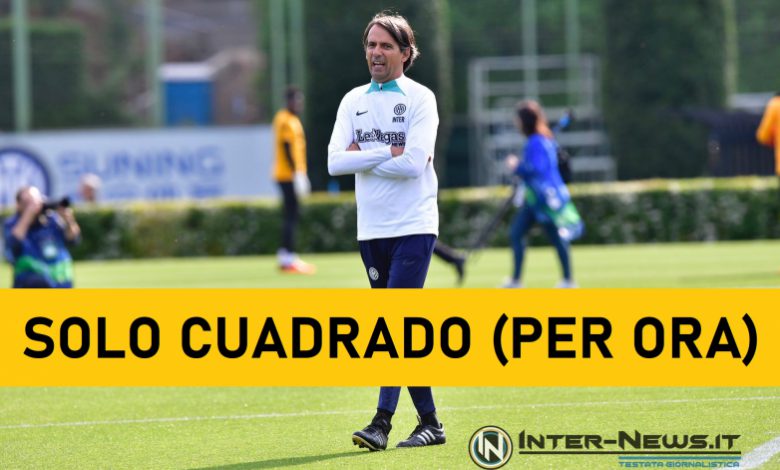 Simone Inzaghi con un Juan Cuadrado in più nella rosa Inter (Photo Inter-News.it ©)