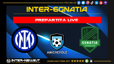 Inter-Egnatia live prepartita