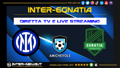 Inter-Egnatia diretta TV streaming