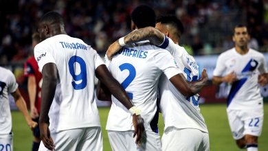 Lautaro Martinez, Marcus Thuram, Denzel Dumfries Cagliari-Inter