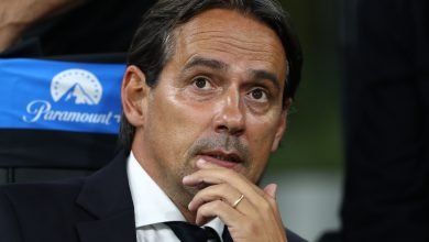 Simone Inzaghi con l'Inter nella stagione 2023/24