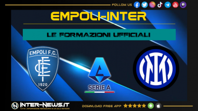 Empoli-Inter | Formazioni ufficiali Serie A