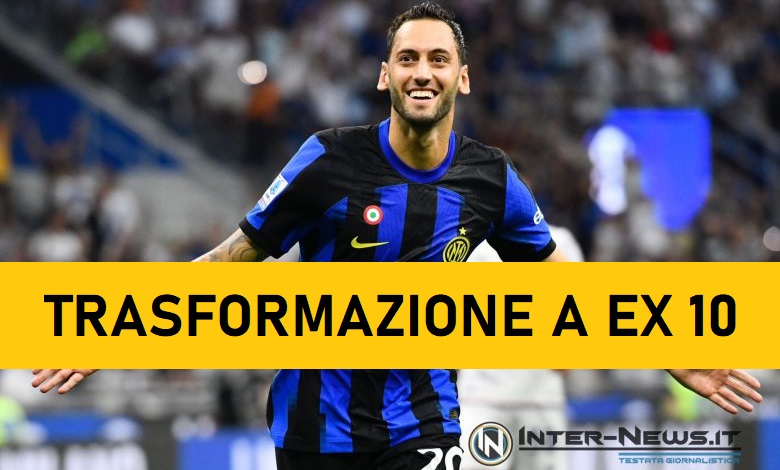 Hakan Calhanoglu trasformato nella nuova Inter da Simone Inzaghi (Photo Inter-News.it ©)