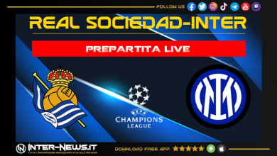 Real Sociedad-Inter live prepartita