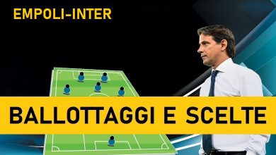 Probabili formazioni Empoli-Inter Serie A | L'Inter di Simone Inzaghi