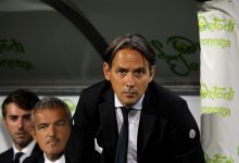 Simone Inzaghi con l'Inter