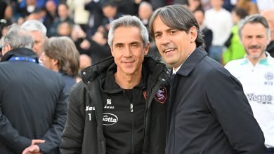 Paulo Sousa e Simone Inzaghi Salernitana-Inter