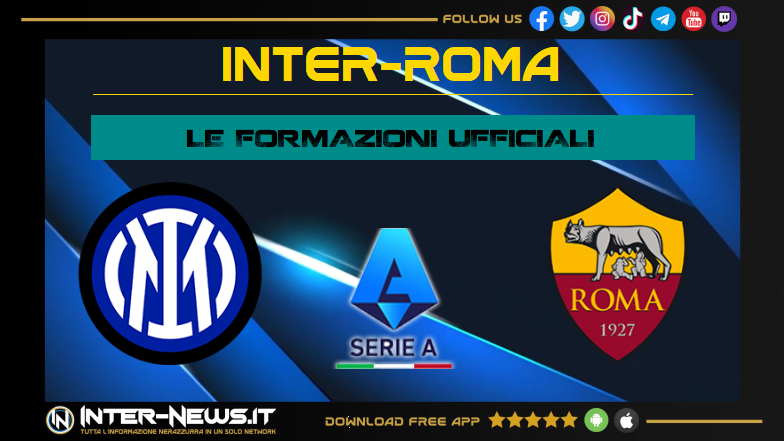 Inter-Roma | Formazioni ufficiali Serie A