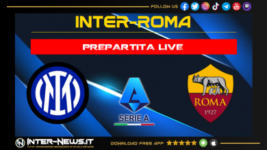 Inter-Roma live prepartita