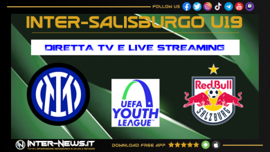 Inter-Salisburgo diretta TV streaming
