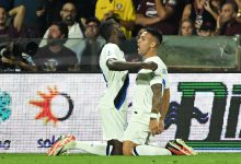 Lautaro Martinez e Marcus Thuram, Salernitana-Inter