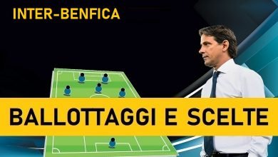 Probabili formazioni Inter-Benfica Champions League | L'Inter di Simone Inzaghi